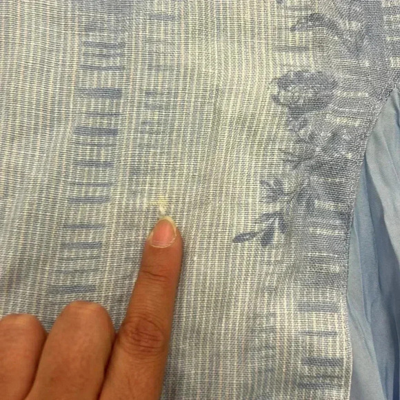 Terra nostra linen maxi skirt boho fairy ruffled - Picture 3 of 7